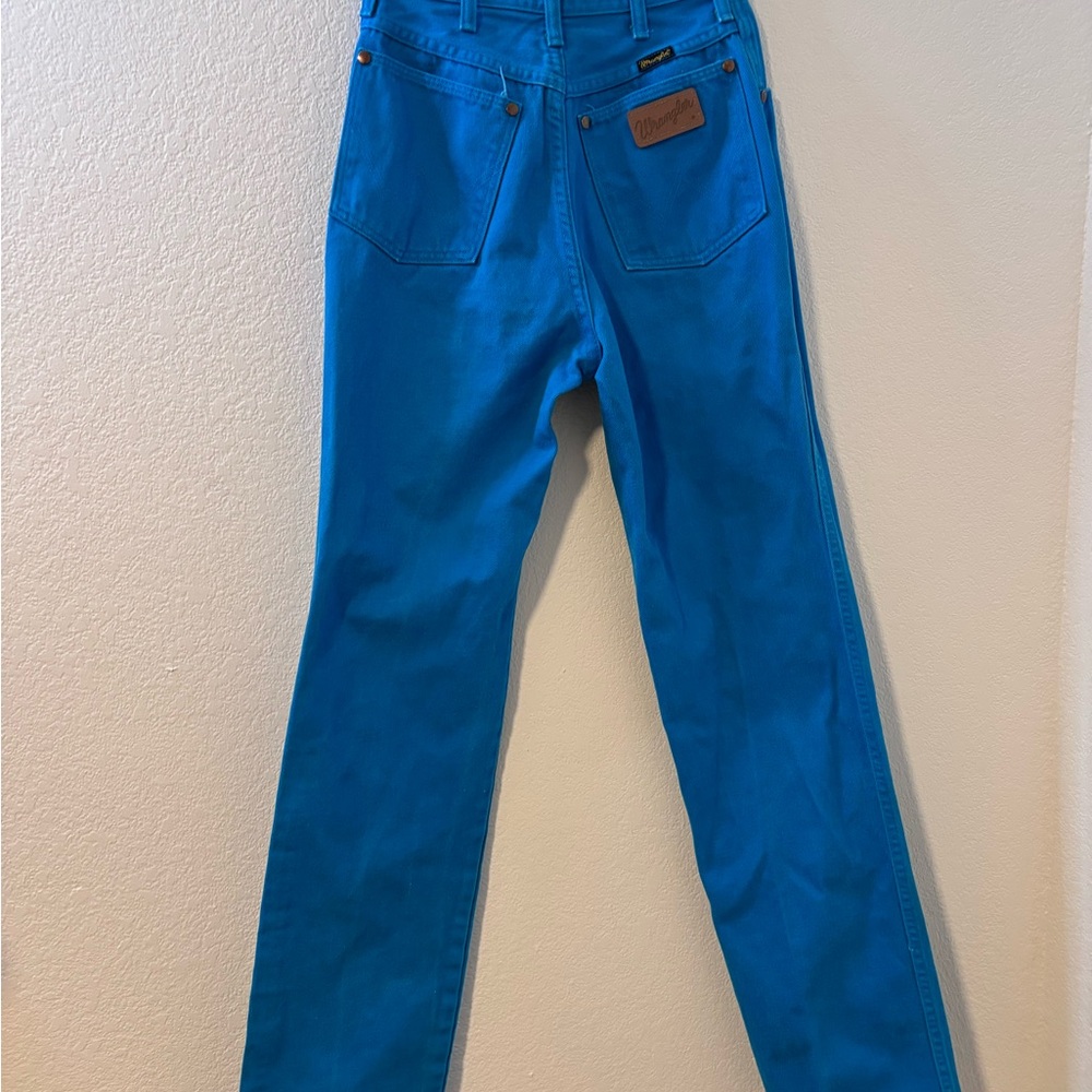 Vintage High Rise 90’s Wranglers Size 10/36 Western Rodeo Retro - Picture 2 of 3